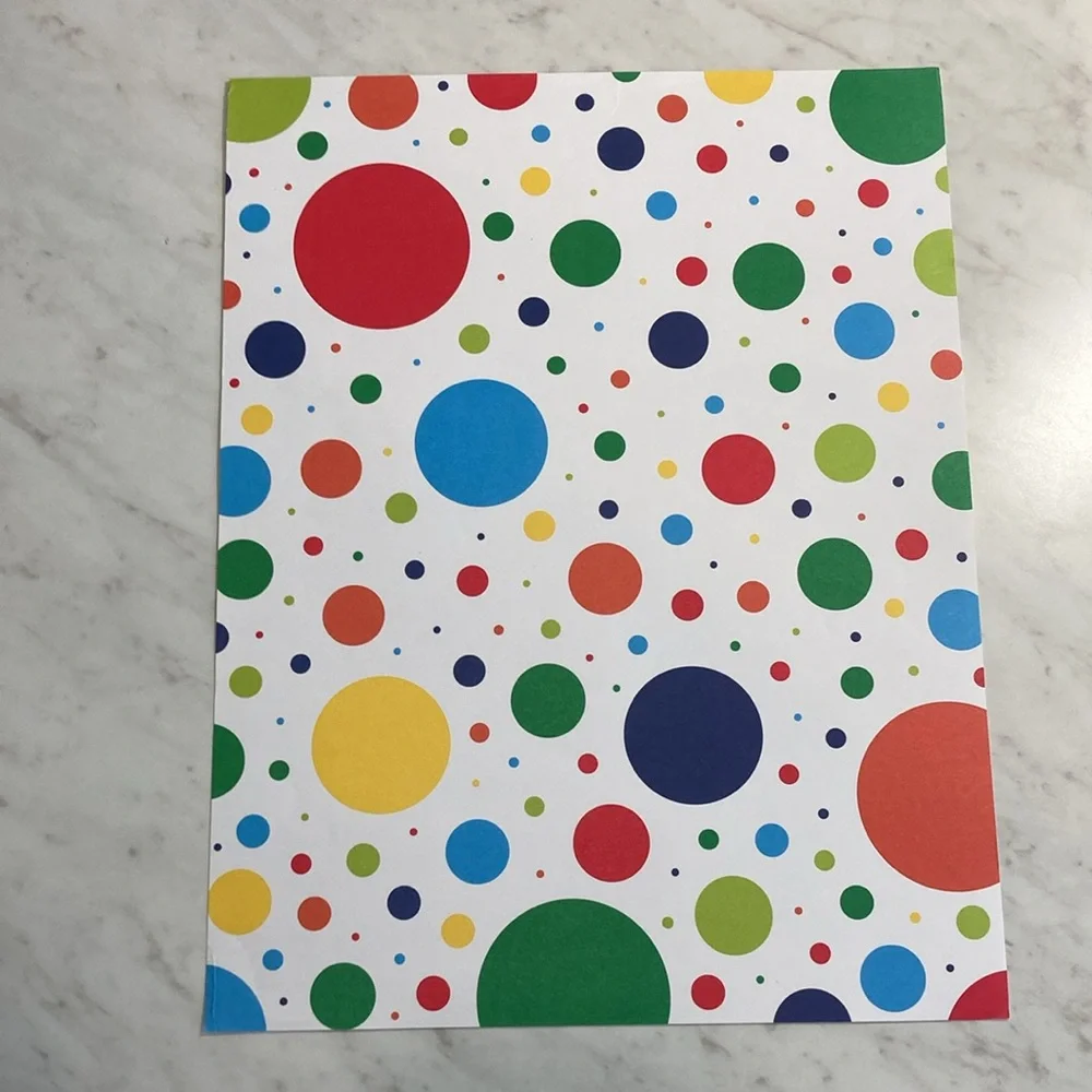 Rainbow Scrapbooking Paper 10 Sheets